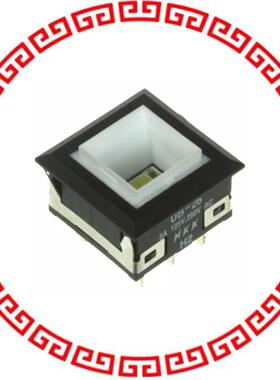 UB26KKW016B SWITCH PUSHBUTTON DPDT 5A 125V
