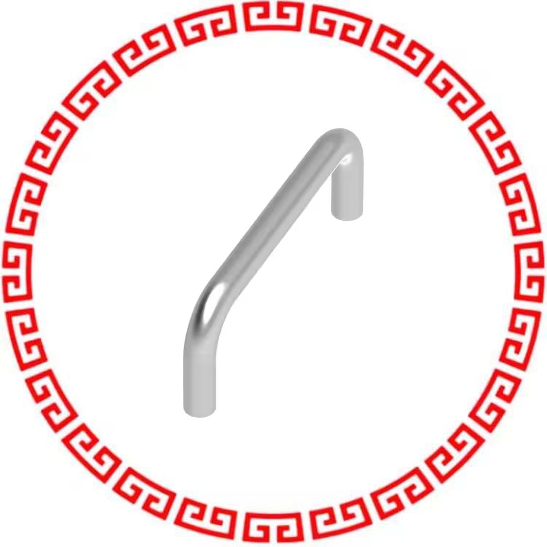 18461 HANDLE 100MM STEEL CHROME FINISH