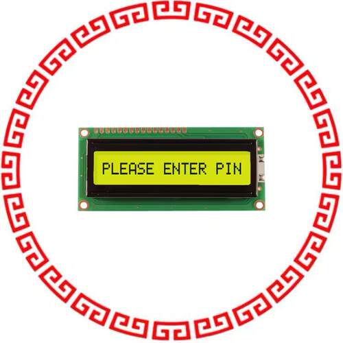 NHD-0116AZ-FL-YBW LCD MOD CHAR 1X16 Y/G TRANSFL