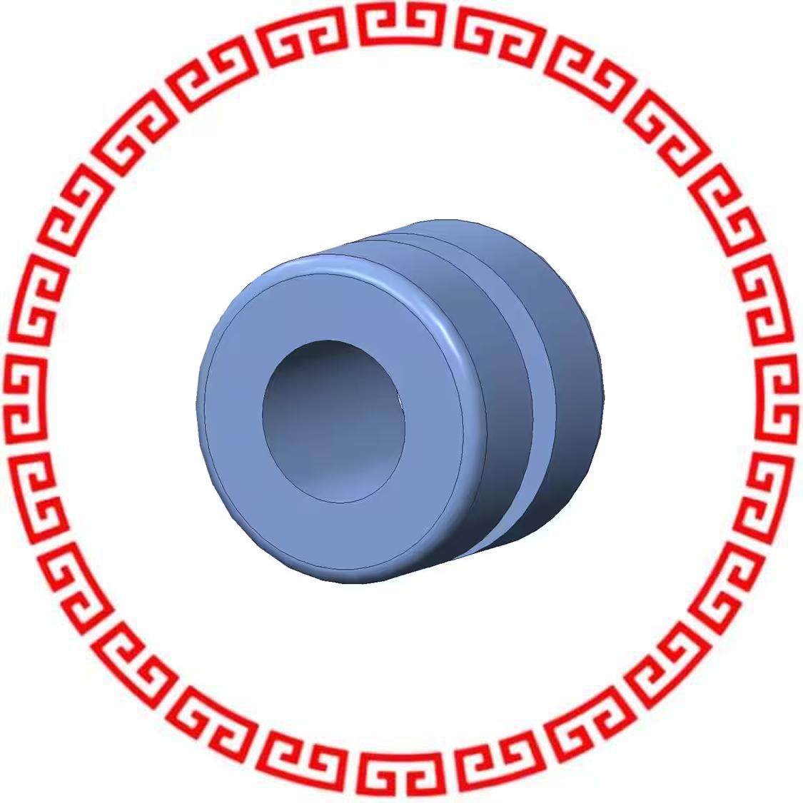 G-503-1 SCREW GROMMET THRMPL BLUE