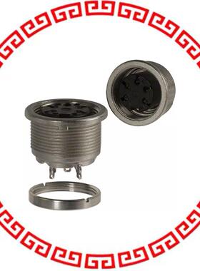 T 3363 000 CONN RCPT FMALE DIN 5P SLDR CUP