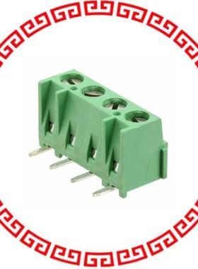 284094-4 TERM BLOCK RCPT WIRE 4POS R/A