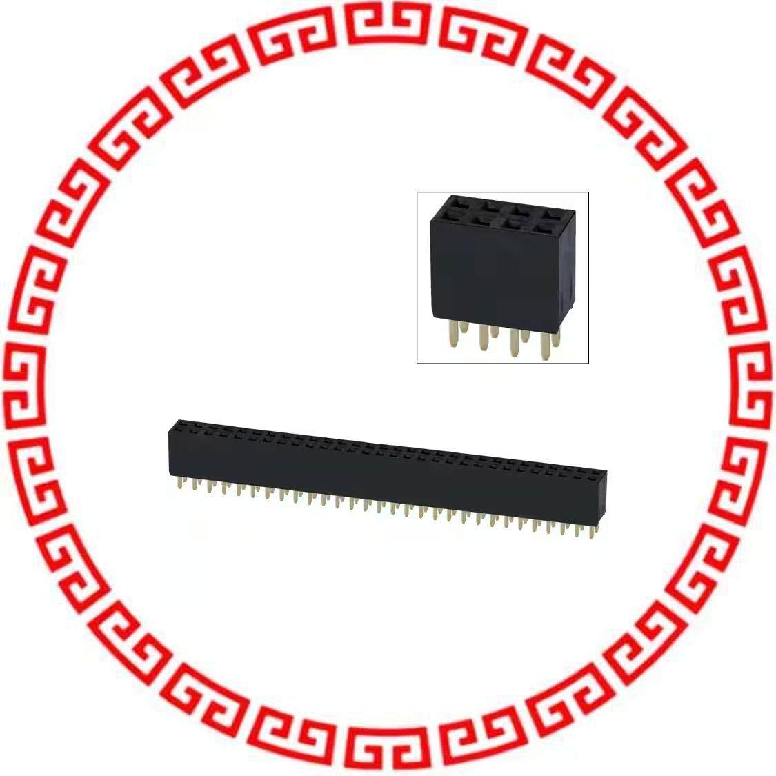 PPPC302LFBN-RC CONN HEADER FMAL 60PS.1 DL GOLD