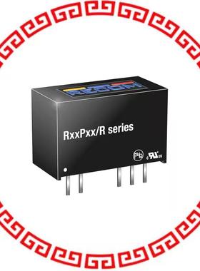 R12P05S/R8 DC DC CONVERTER 5V 1W