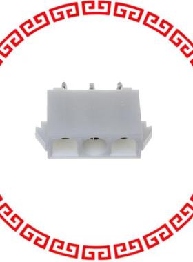 350832-4 CONN HEADER 3POS VERT .250 GOLD