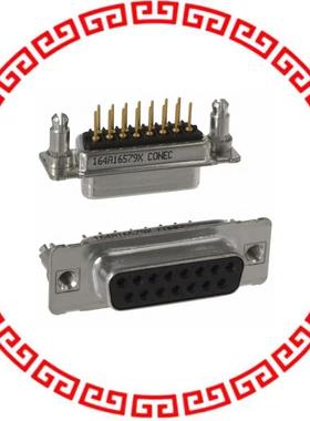 164A16579X CONN D-SUB RCPT 15POS VERT SLDR