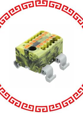 3273240 DISTRIBUTION BLOCK BLACK/YELLOW