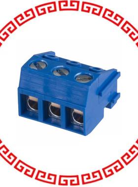 OSTTH030160 TERM BLOCK PLUG 3POS 90DEG 5MM