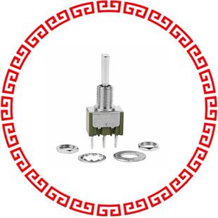 M2019ES1W03 SPDT TOGGLE 125V SWITCH