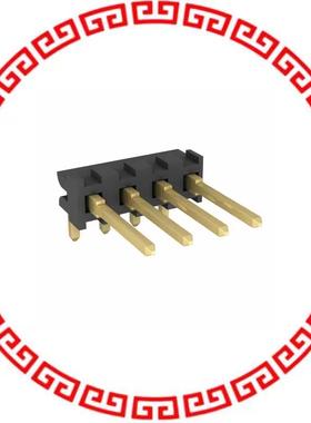 87233-4 CONN HEADER RT/A .100 4POS 15AU