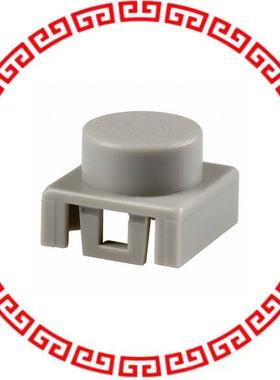 BTNK0220 CAP TACTILE ROUND LIGHT GRAY