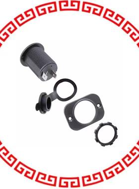 AS212C AUTO POWER SOCKET 12V 20A BLACK