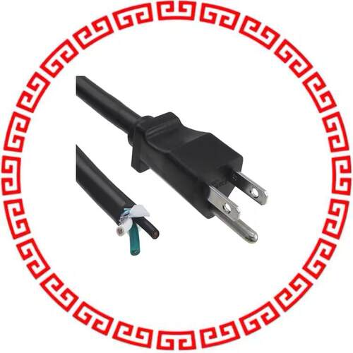 AK500/16-OE-7-0.5 CORD SJT 16AWG 3COND SHIELD 0.5M