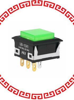 UB15KKG015F-FF SWITCH PUSH SPDT 0.4VA 28V