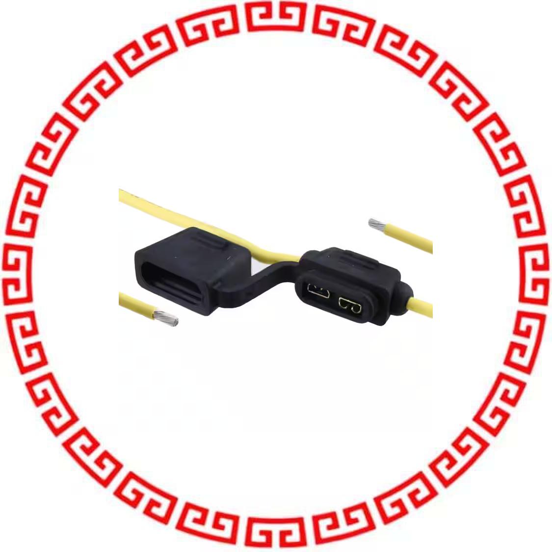 BK/HHG FUSE HLDR BLADE 32V 24A IN LINE