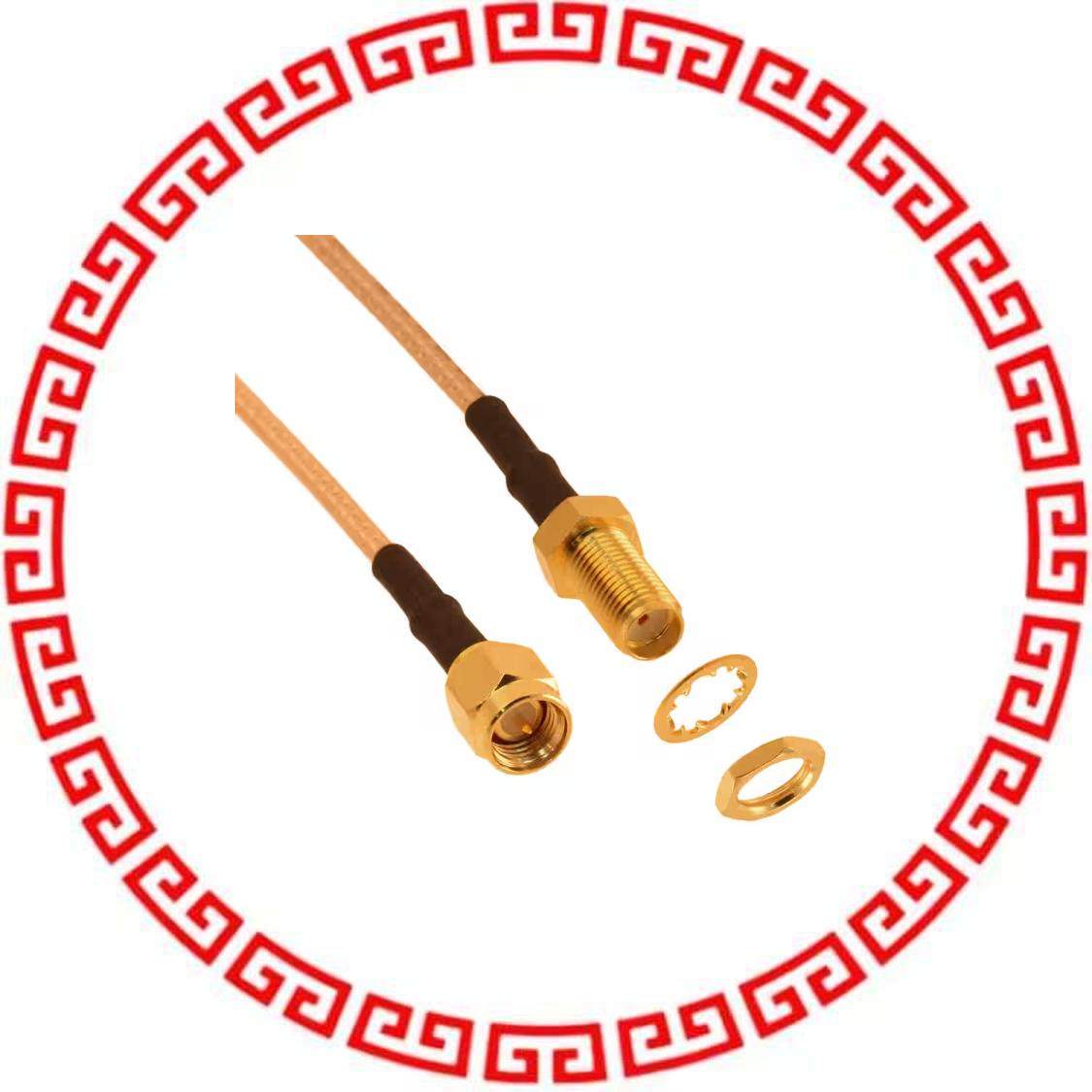 135110-01-12.00 CBL ASSY SMA JACK-PLUG RG316 12