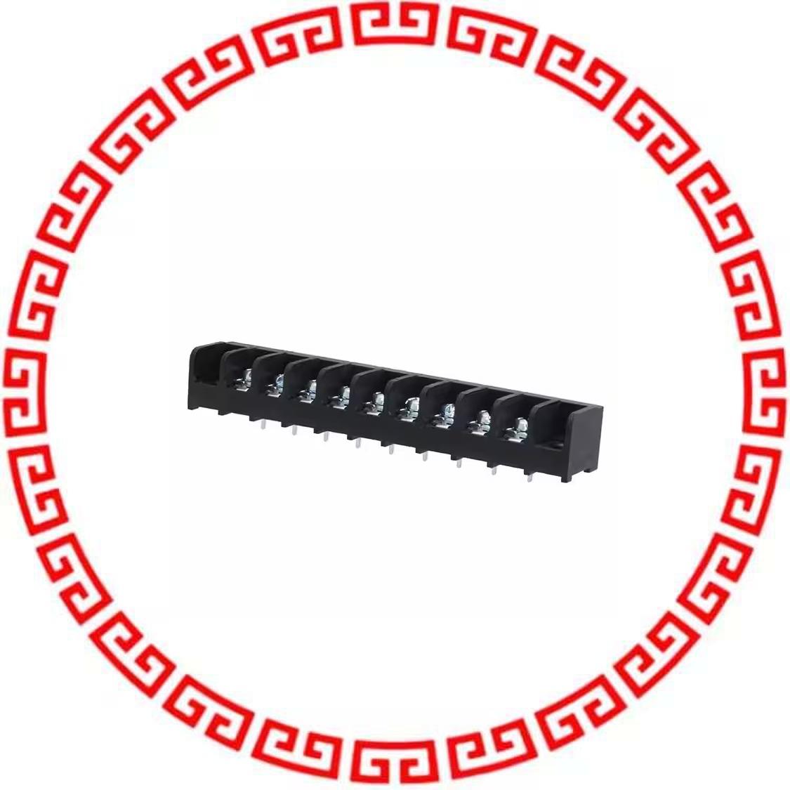 6PCV-09-008 CONN BARRIER STRIP 9CIRC 0.375