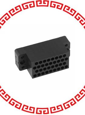 213801-1 CONN RCPT HOUSING 34POS VERT BLK