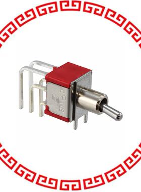 100DP1T2B4M7QE SWITCH TOGGLE DPDT 5A 120V