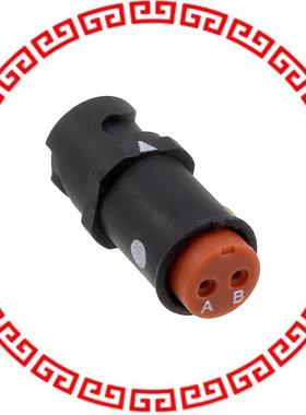 SJS830270 CONN RCPT HSNG MALE 2POS INLINE