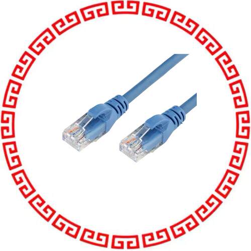 AMJE0909-0150-BUB-24 CABLE MOD 8P8C PLUG-PLUG 4.92'