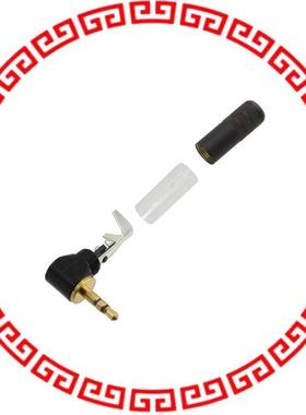 35HDRABAU CONN PLUG STEREO 3.5MM RA 3COND