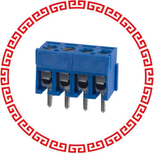OSTTE040161 TERM BLOCK 3.5MM VERT 4POS PCB