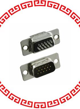 10090769-P154ALF CONN D-SUB HD PLUG 15POS STR
