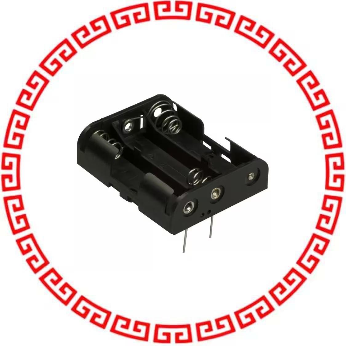 BH3AAPC BATTERY HOLDER AA 3 CELL PC PIN