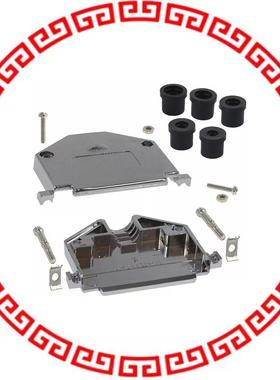 979-037-020R121 BACKSHELL DB37 METALIZED PLASTIC