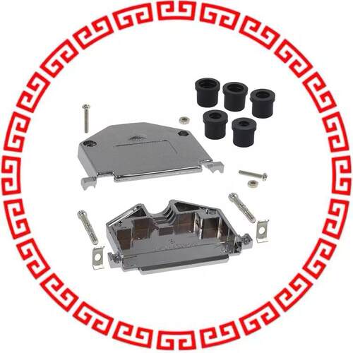 979-037-020R121 BACKSHELL DB37 METALIZED PLASTIC