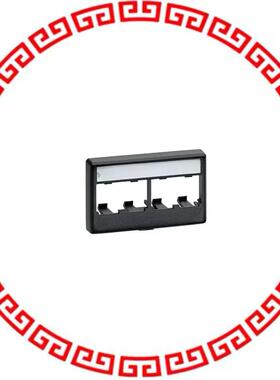 CFFPL4EI FURNITURE FACEPLATE, 4 PORT, ELE