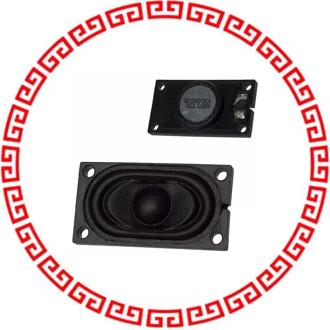 GC0301K SPEAKER 8OHM 500MW TOP PORT 77DB