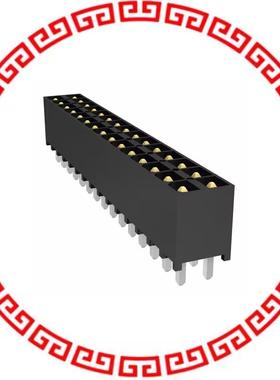 IPT1-115-01-L-D .100 DOUBLE ROW SHROUDED TERMINA