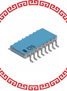 767163102GP RES ARRAY 8 RES 1K OHM 16SOIC