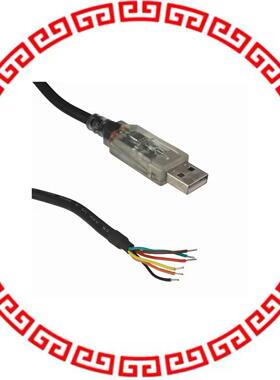 TTL-232RG-VREG1V8-WE CABLE USB SERIAL 1.8V WIRE 100MA