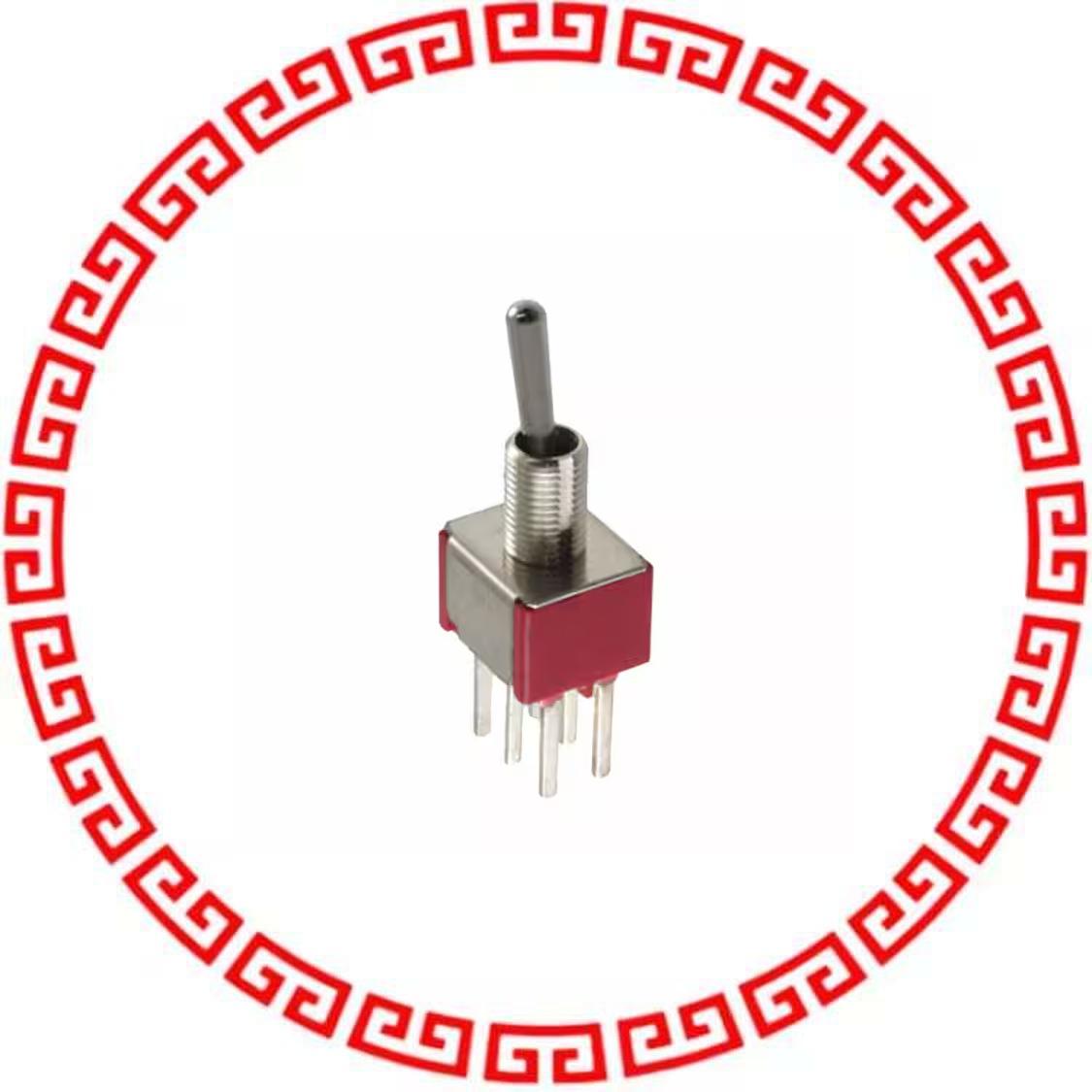 100DP1T1B1M53QE SWITCH TOGGLE DPDT 5A 120V