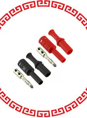 CT3205 DIY 4MM SHTH PLUGS - B/R PAIR