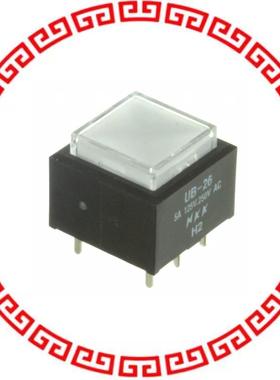 UB26SKW036G-JB SWITCH PUSHBUTTON DPDT 5A 125V