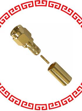 132113RP CONN RPSMA PLUG STR 50OHM SOLDER