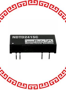 NDTD2415C DC DC CONVERTER +/-15V 3W