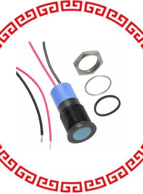 Q14F3BXXB12E LED PM INDICATOR FLUSHED BLUE