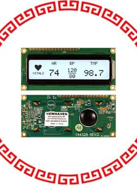 NHD-14432WG-BTFH-V#T LCD MOD GRAPH 144X32 WH TRANSFL