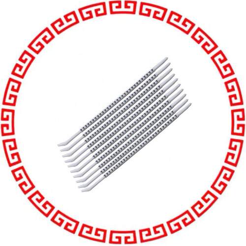 PCA13-7 MKR WIRE CLIP ON B/W 300 PC
