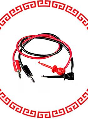 601W-18 R/B TEST LEAD BANANA/GRABBER 18 2PC