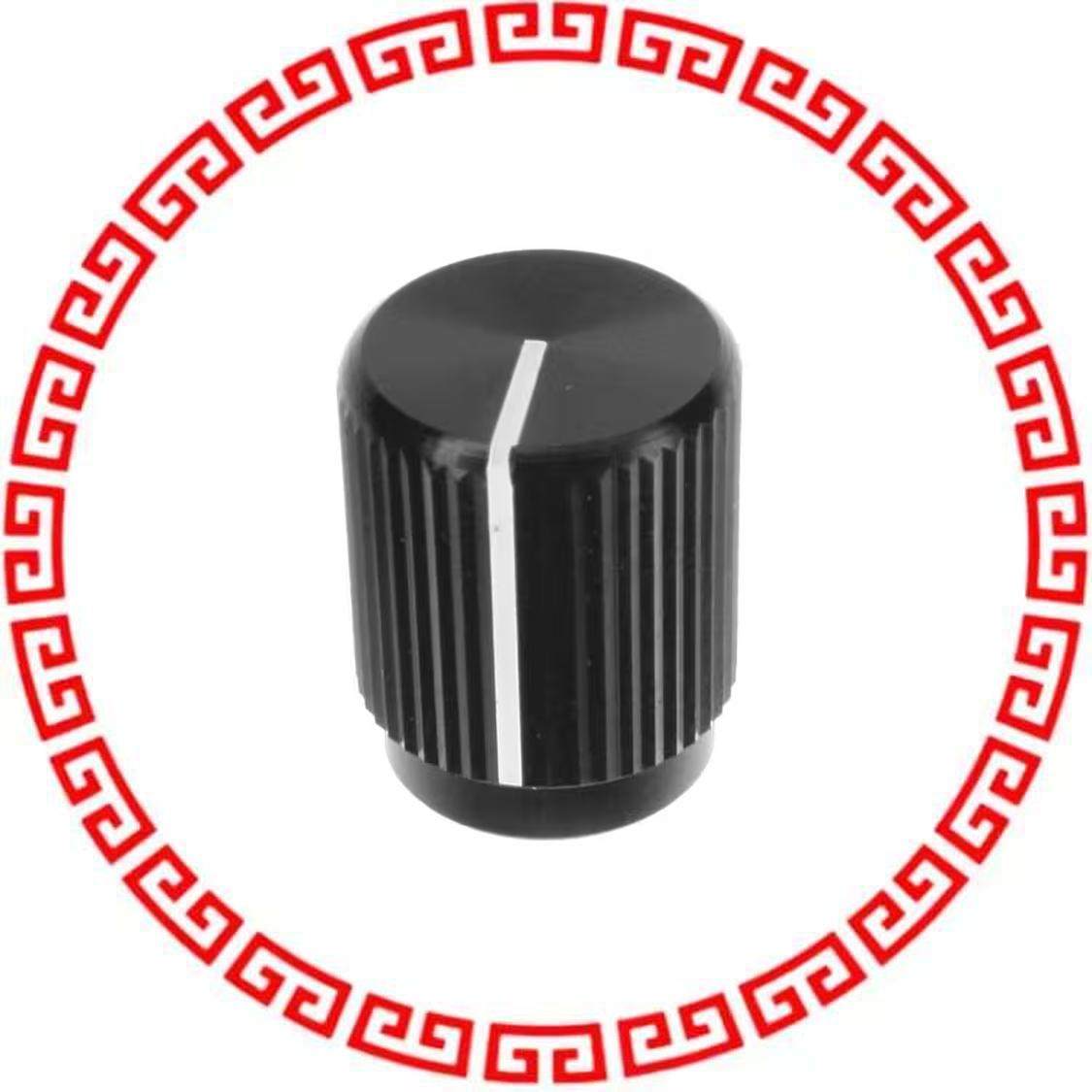 KLN500B1/8 KNOB KNURLED 0.126 METAL