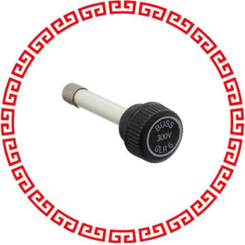 BK/GLR-6 FUSE CARTRIDGE 6A 300VAC