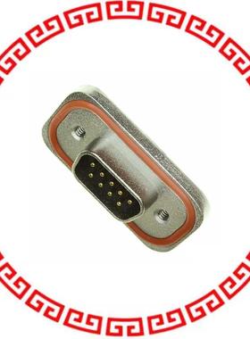 MDBE09PE860 CONN DSUB PLUG 9POS PNL MNT SLDR