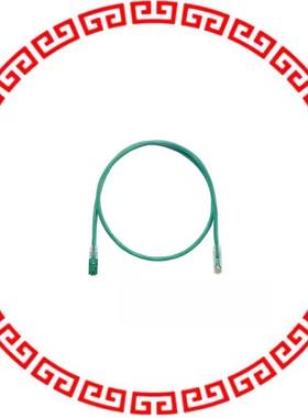 STPK6X1MGR KEYED COPPER PATCH CORD, CAT 6A,