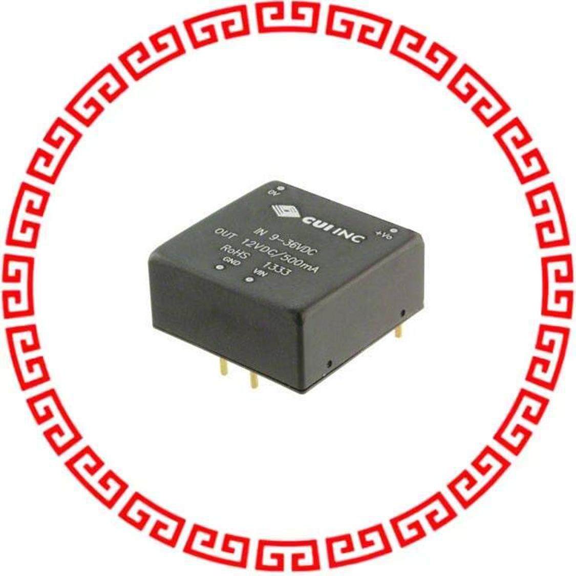 PQD6-Q24-D12-D DC DC CONVERTER +/-12V 6W